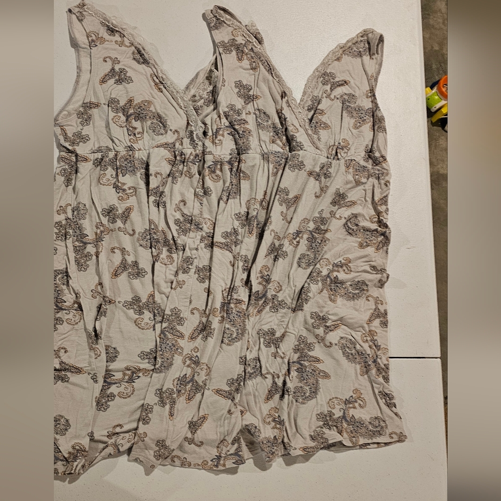 Two Paisley Pea in the Pod Nursing nightgowns